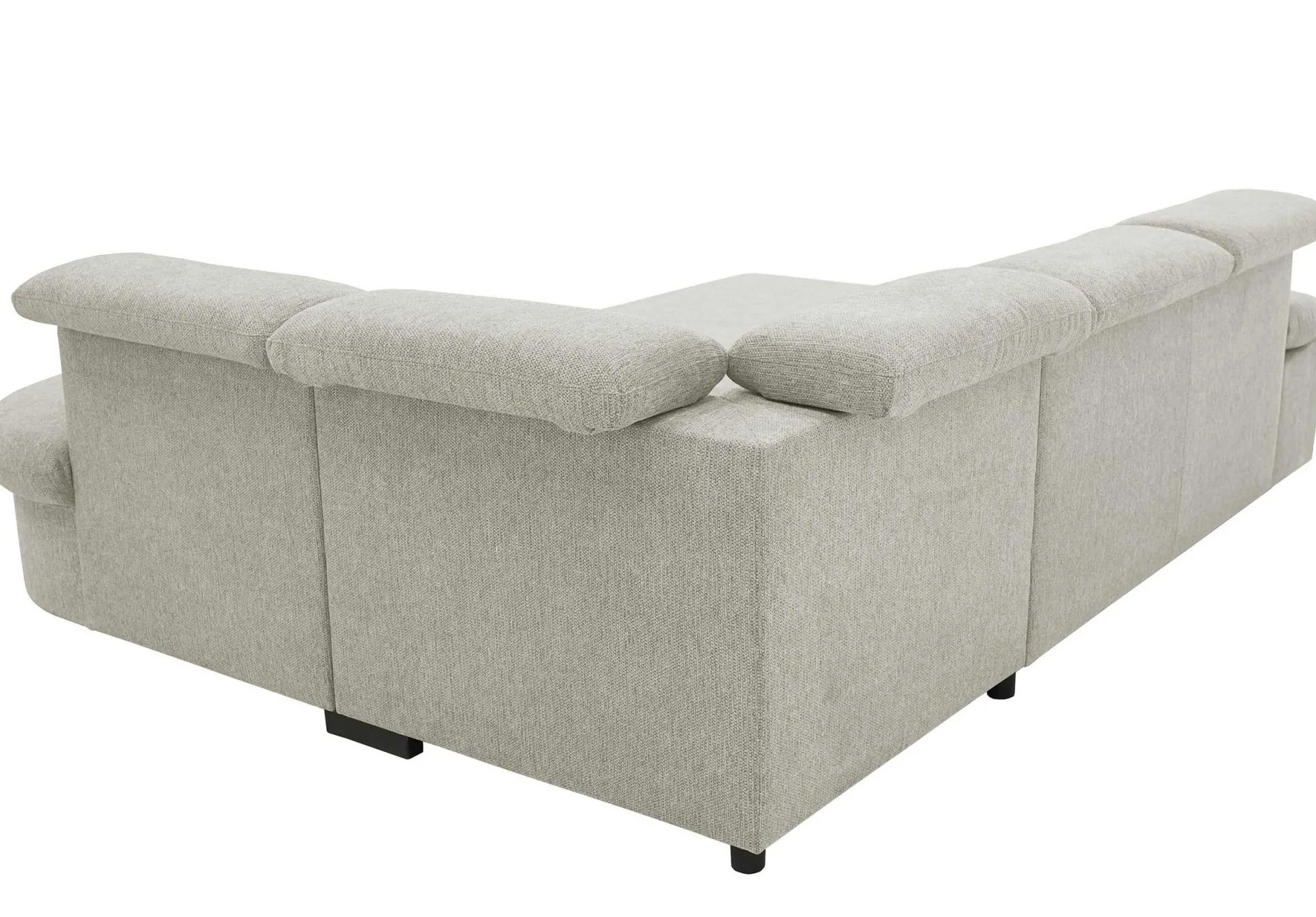 PGS Firenze Ecksofa rechts - mit Bettfunktion - Stoff