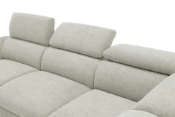 PGS Firenze Ecksofa rechts - mit Bettfunktion - Stoff
