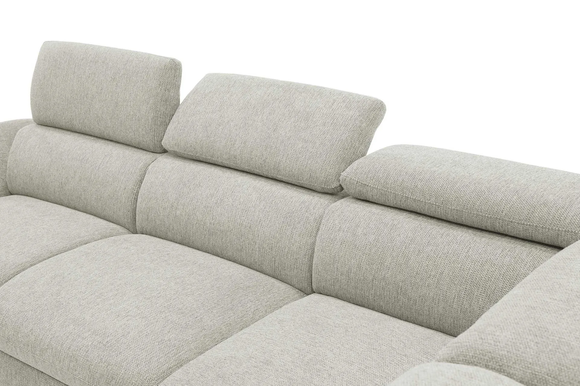 PGS Firenze Ecksofa rechts - mit Bettfunktion - Stoff