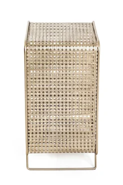 Flaschenhalter | 30 x 24 x 46 cm | Gold / Metall