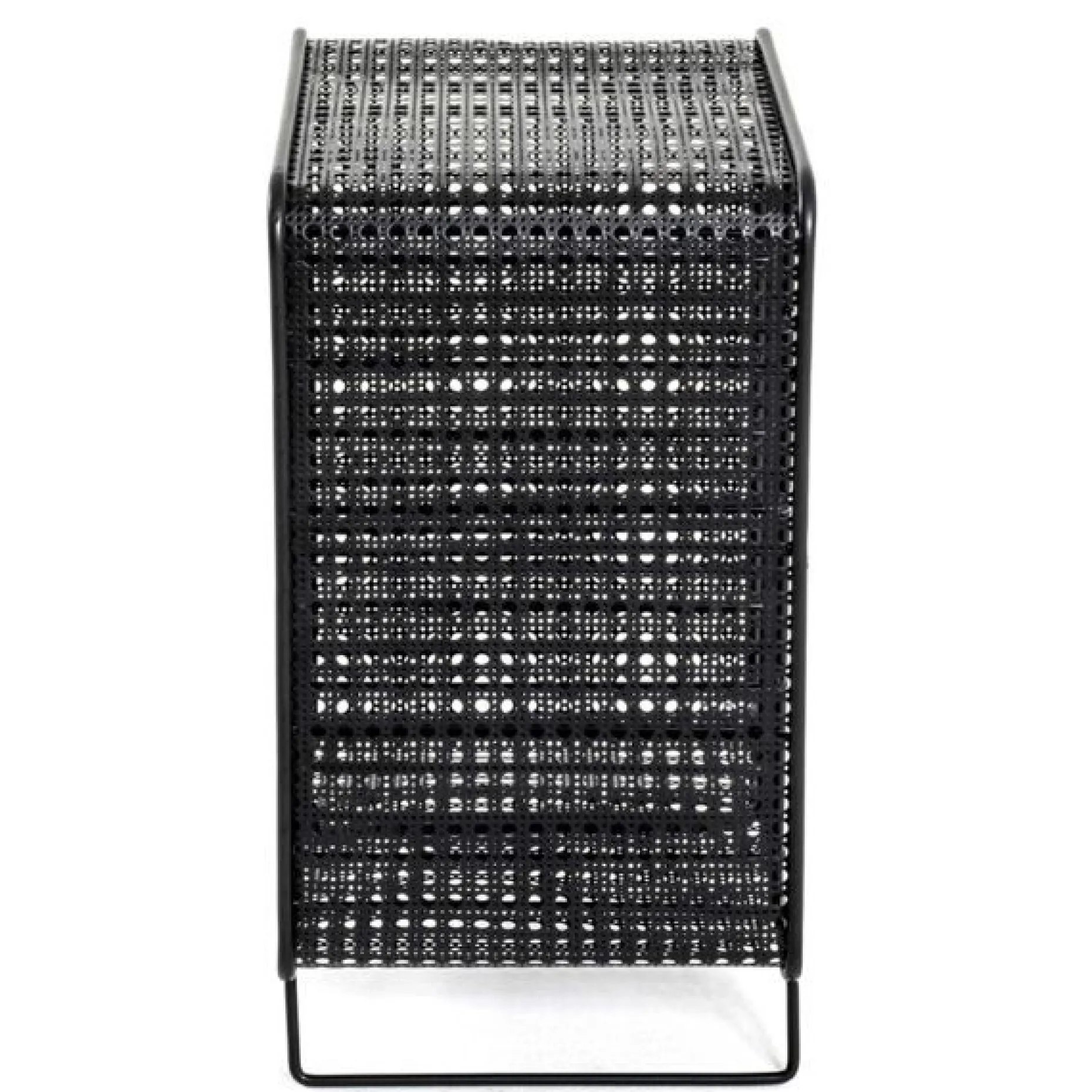 Flaschenhalter | 30 x 24 x 46 cm | Schwarz / Metall