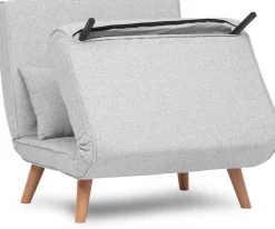 Emob Folde Single 1-Sitzer-Schlafsofa | Teddystoff |