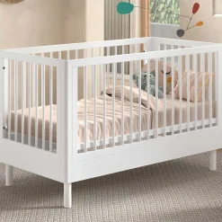 Forrest Babybett 70 x 140cm - verstellbar - Weißbuche