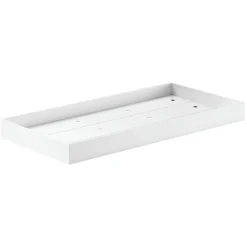 Forrest Hausbett 90x200 mit Rollbett, herunterklappbarem Schutzgitter und Bettzelt - weiß/rosa