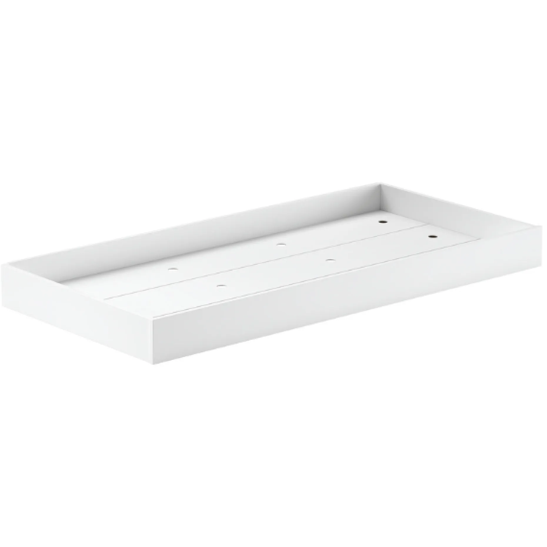 Forrest Hausbett 90x200 mit Rollbett, herunterklappbarem Schutzgitter und Bettzelt - weiß/rosa