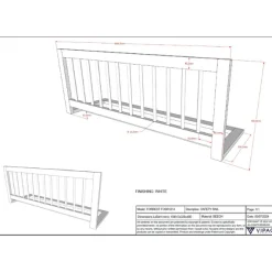 Forrest Hausbett 90x200 mit Rollbett, herunterklappbarem Schutzgitter und Bettzelt - weiß/rosa