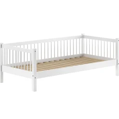 Forrest Kabinenbett 90 x 200 cm mit Rollbett - Buche - weiß