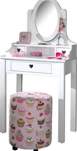 Kinder Vipack Frisiertisch Amori mit Spiegel -