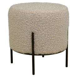 House Nordic Fußhocker Alford - Ø35x37cm -