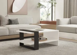 Emob Funda Couchtisch | 100 % MELAMIN | Anthrazit,
