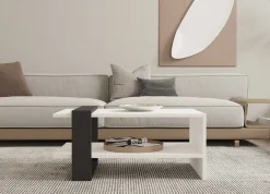 Emob Funda Couchtisch | 100 % MELAMIN | Anthrazit,