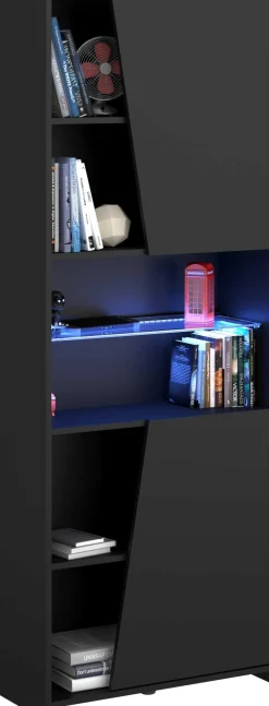 Kinder Parisot Gaming Bücherregal 67cm mit LED-Leiste -