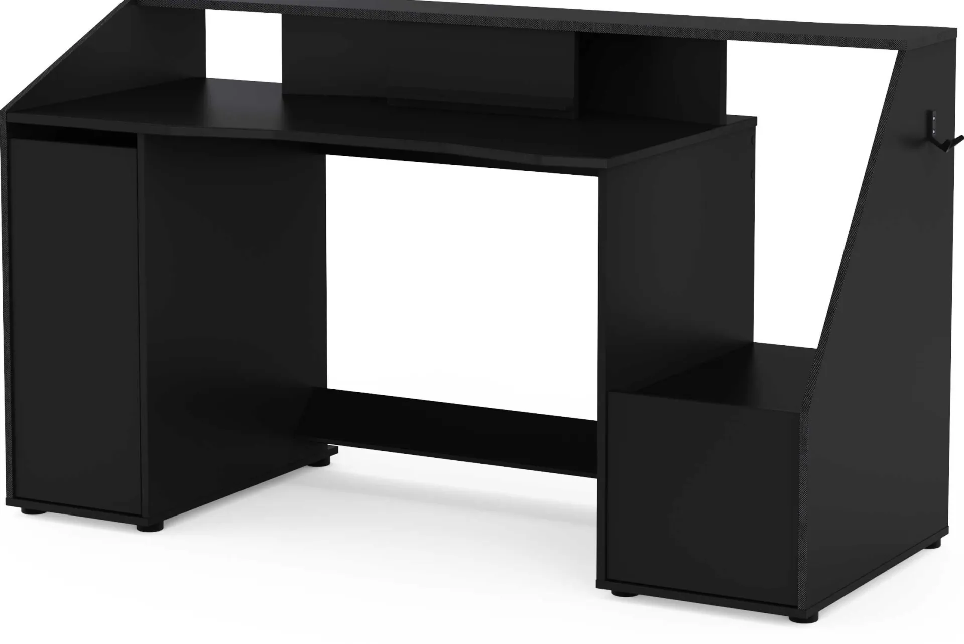 CBA Gaming Schreibtisch Iron - 163x67x95cm - mit Ablage -