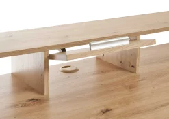 Kinder Emob Gaming-Schreibtisch Tudi inkl. Lampe - grau/holz