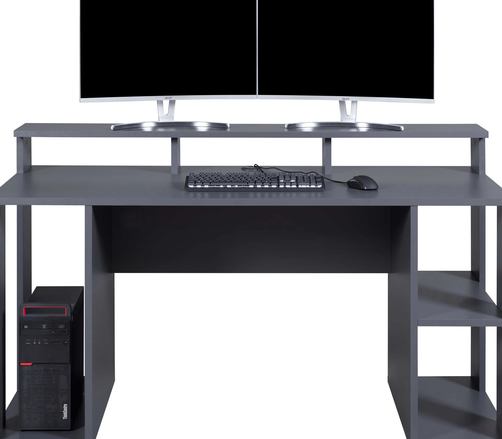 Kinder Interlink Gaming-Tisch Match Point | 160 x 91 x 76,5 cm | Farbe: | Mit Ablagefläche