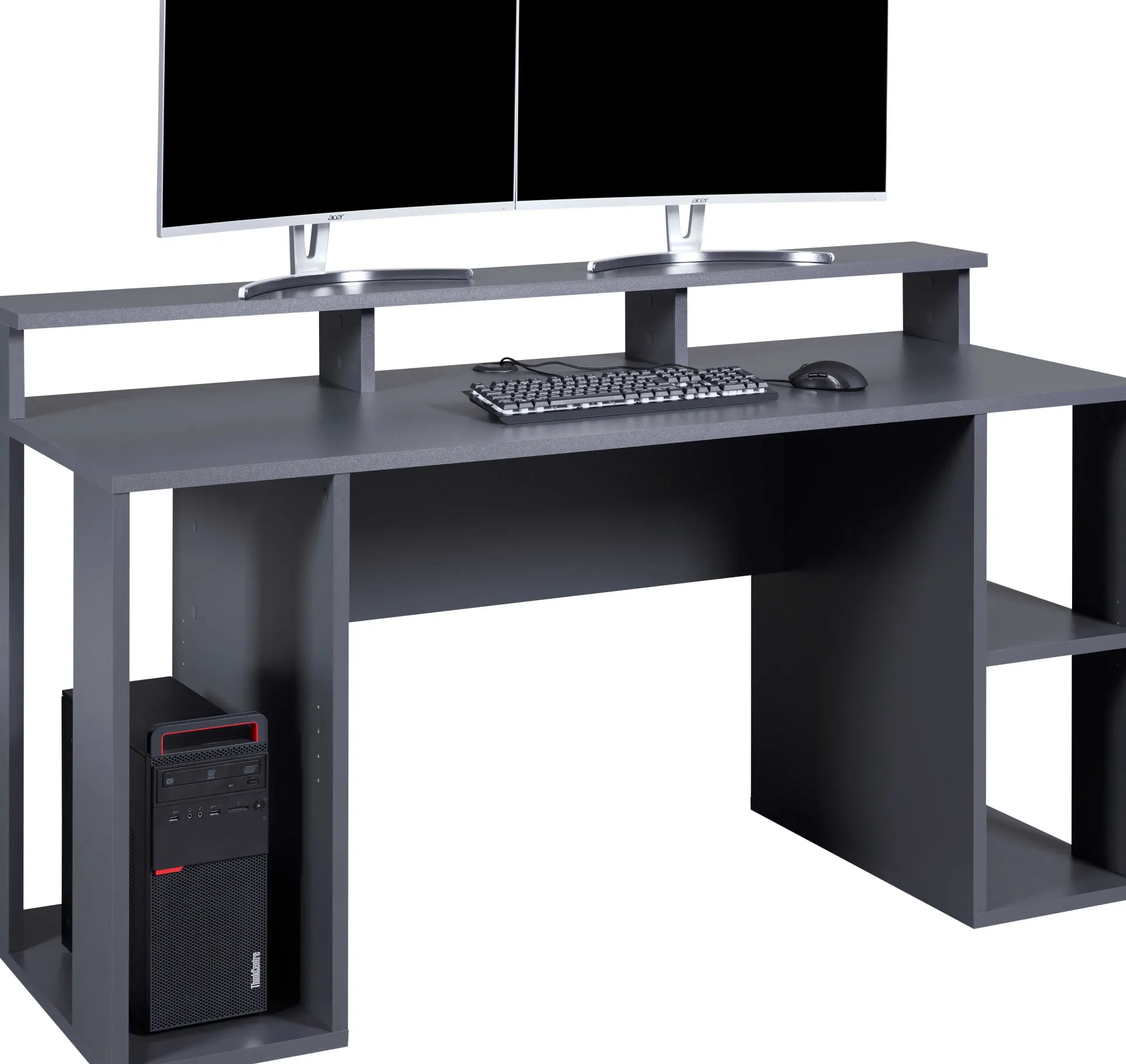 Kinder Interlink Gaming-Tisch Match Point | 160 x 91 x 76,5 cm | Farbe: | Mit Ablagefläche