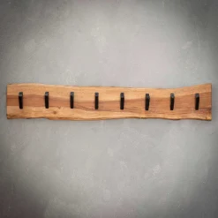 Garderobe Avery 8 haken industrial - akazienholz