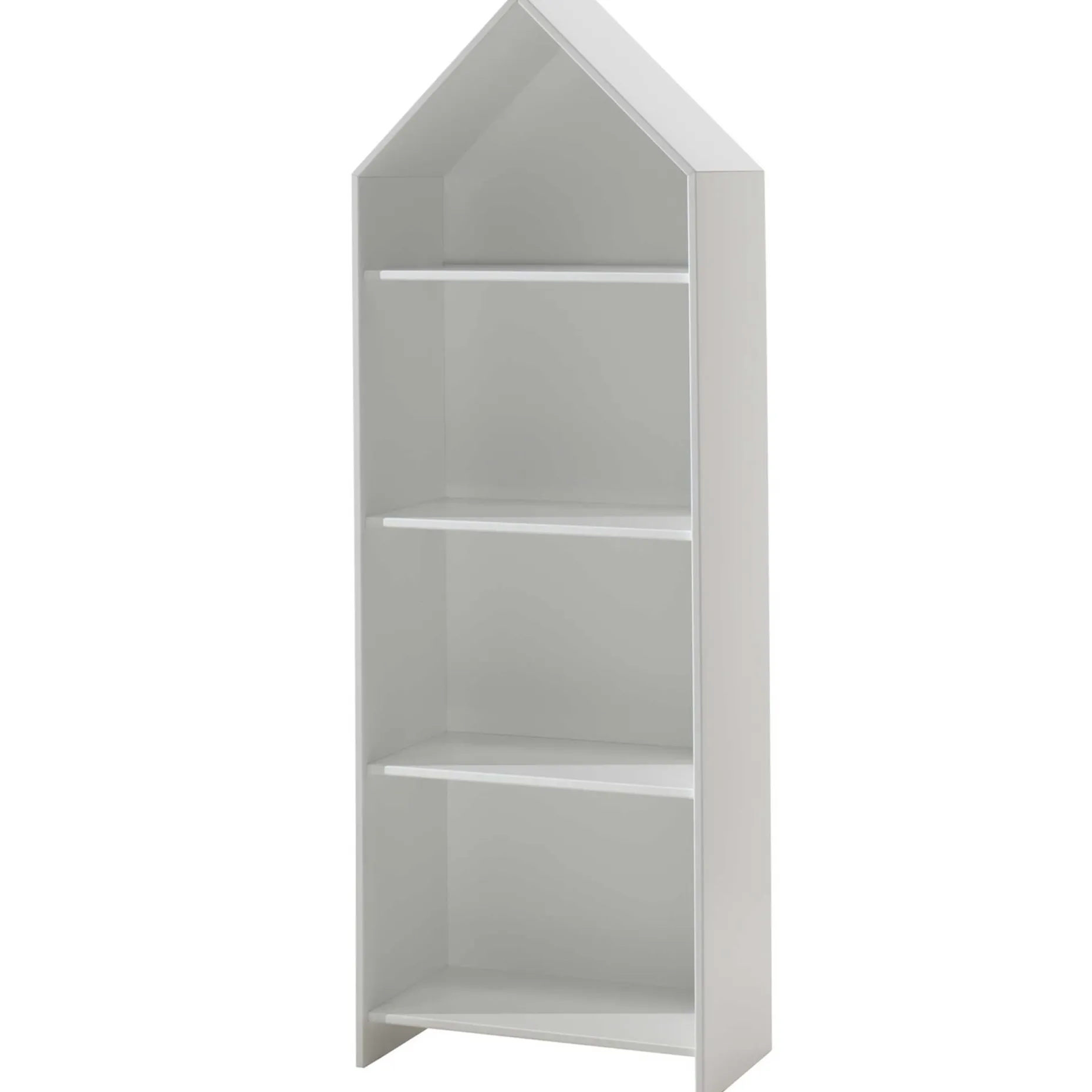 Garderobe Bücherregal Casami - weiß/grau