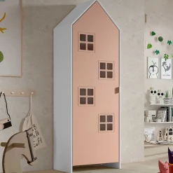 Garderobe Casami Bruges - 58x37x172 cm - Rosa
