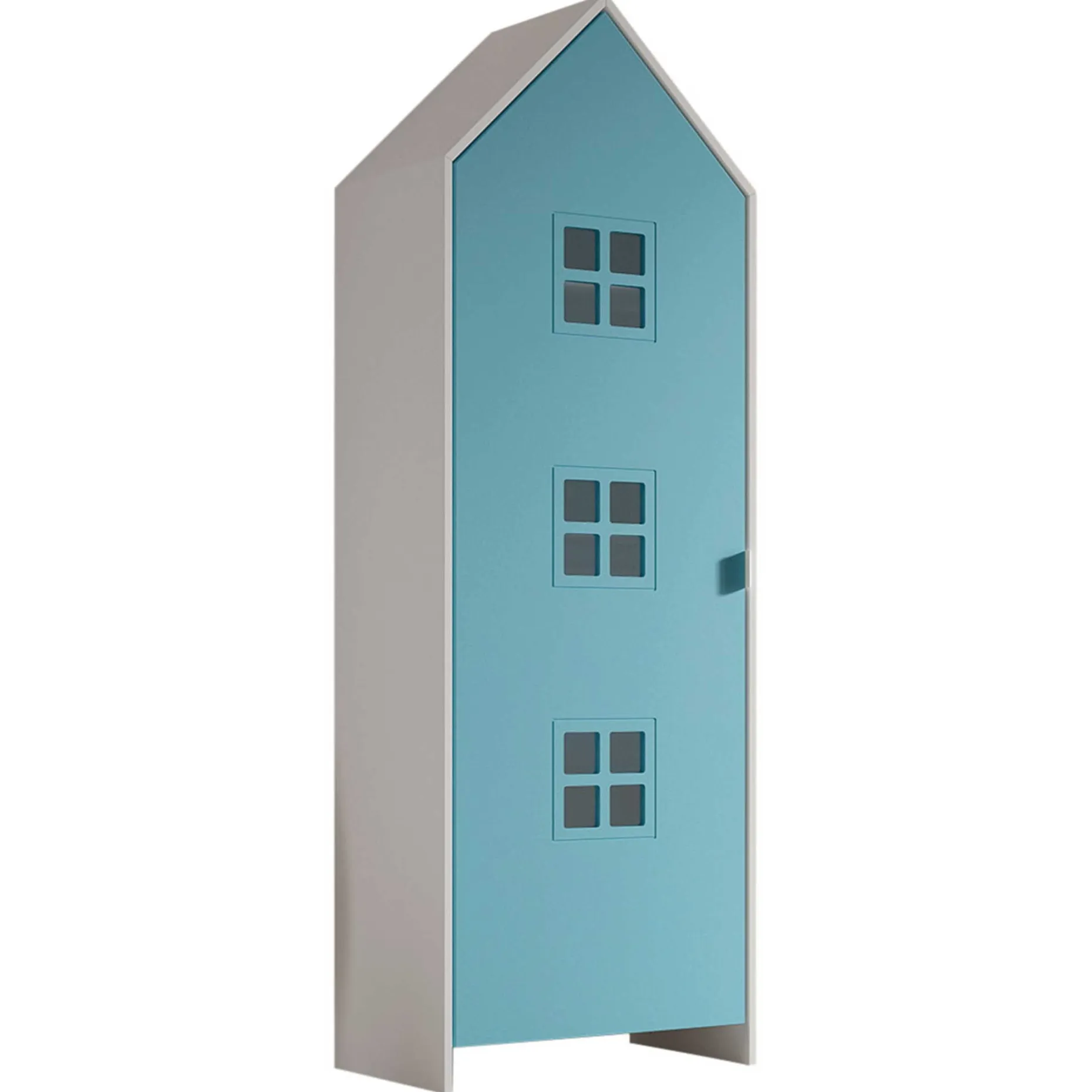 Garderobe Casami Bruges - 58x37x172 cm - Blau