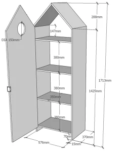 Garderobe Casami - rosa