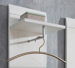 Germania Garderobenset Allan | Schuhschrank, Dielenbank, Wandspiegel, Wandpaneel, Garderobe |