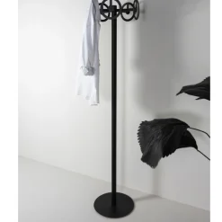 Garderobe Rad 5 Haken-schwarz
