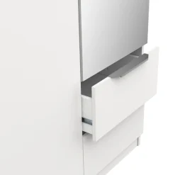 Garderobe Spectre 120cm mit Spiegel - matt weiß