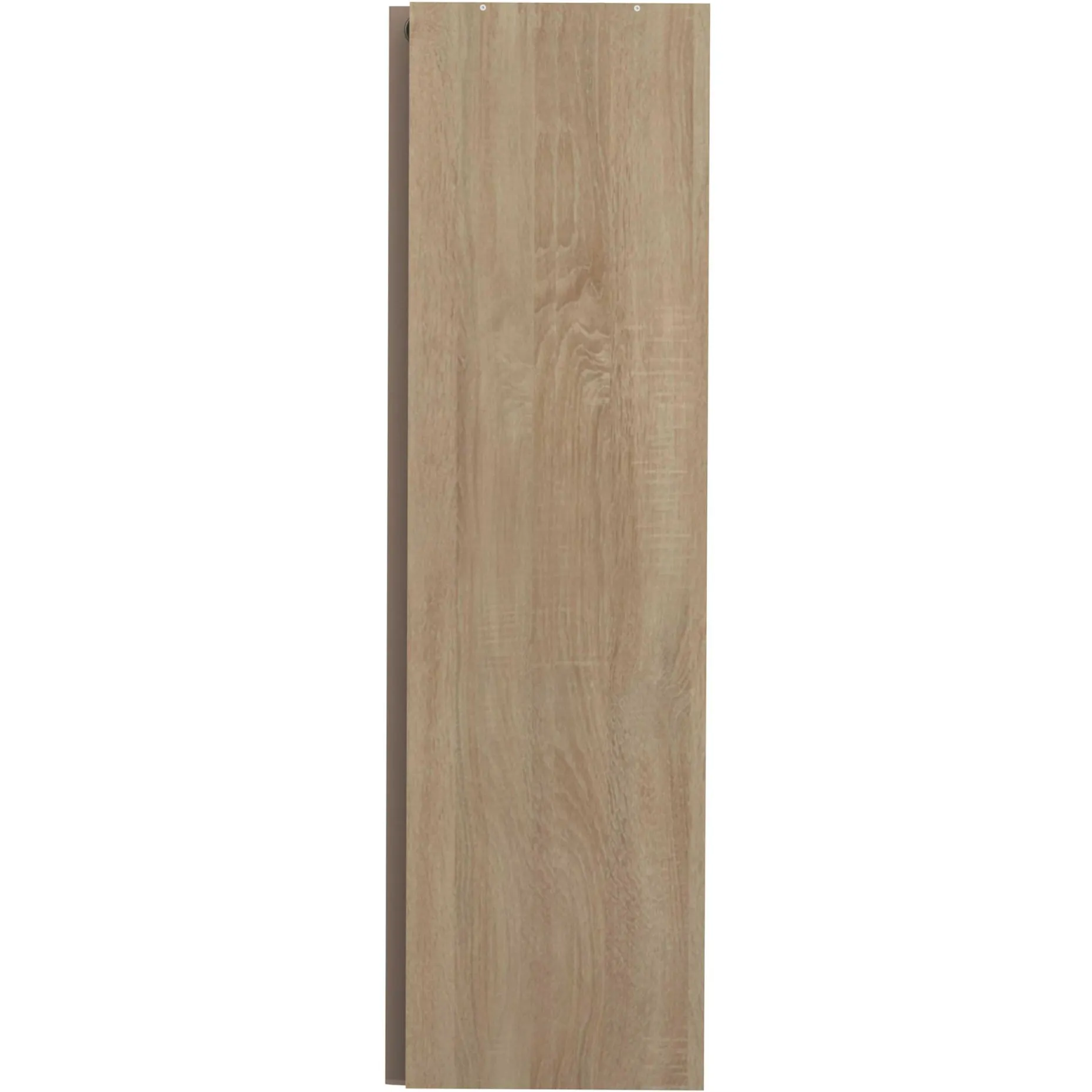 Garderobe Spike 112/185cm mit Vorhang - Eiche/Taupe