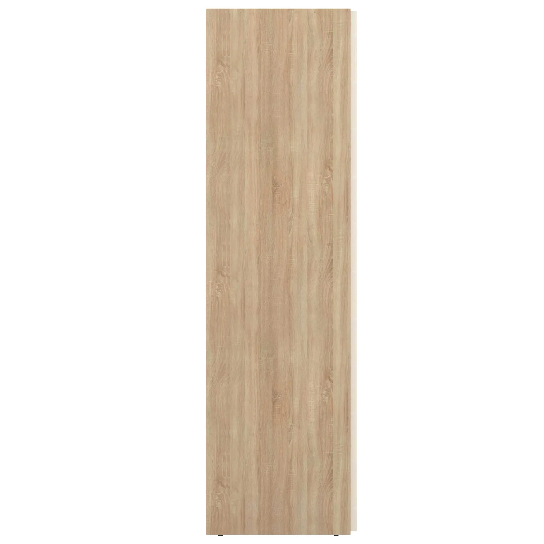 Garderobe Spike 112/185cm mit Vorhang - Eiche/Ecru