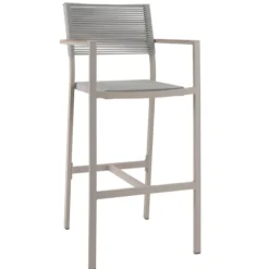 Gescova Garten-Barhocker Arriba - Aluminium & Teak - 55x61x108cm