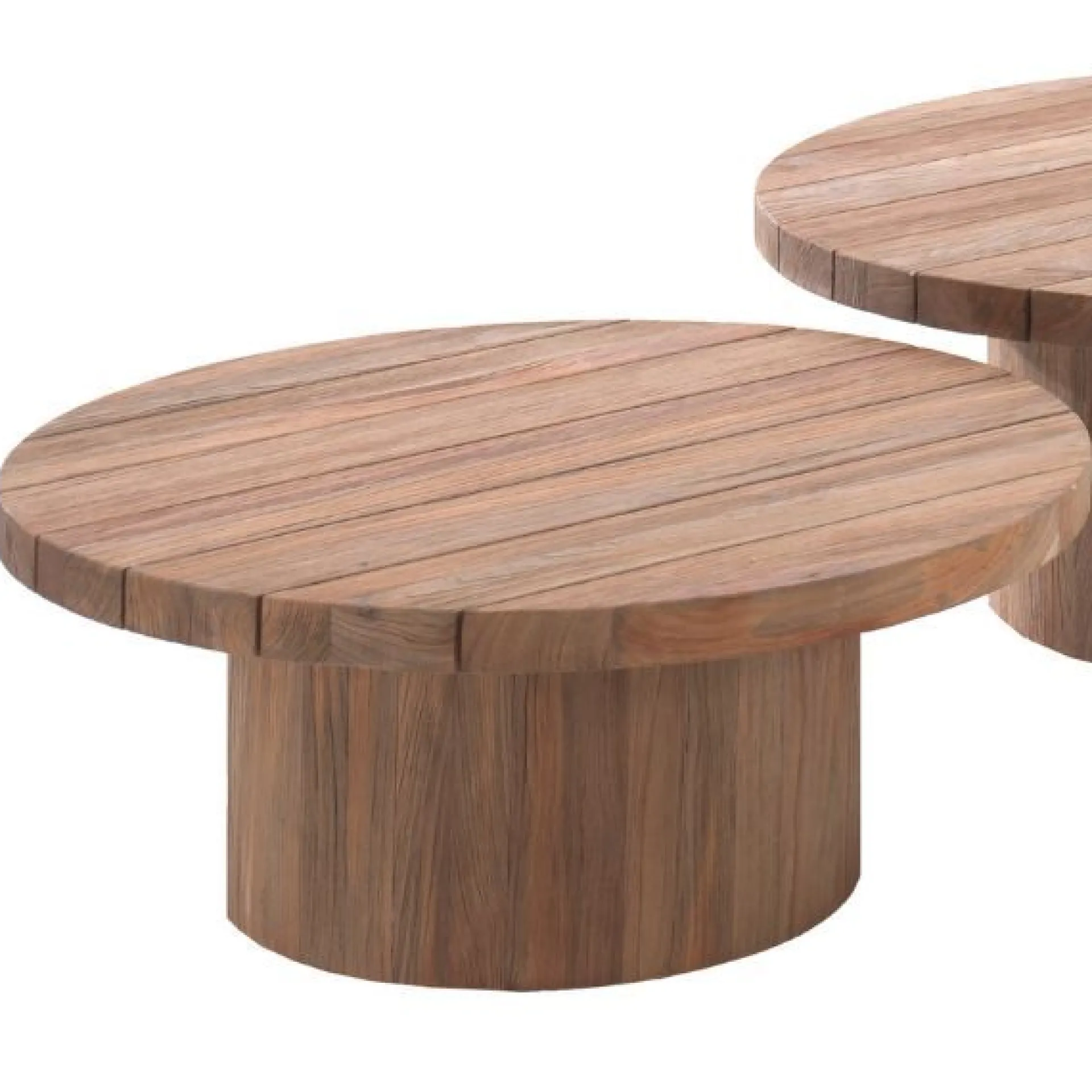 Gescova Garten Couchtisch Noah - Teakholz - Ø75 x 30 cm -