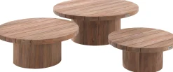 Gescova Garten Couchtisch Noah - Teakholz - Ø92 x 34 cm -