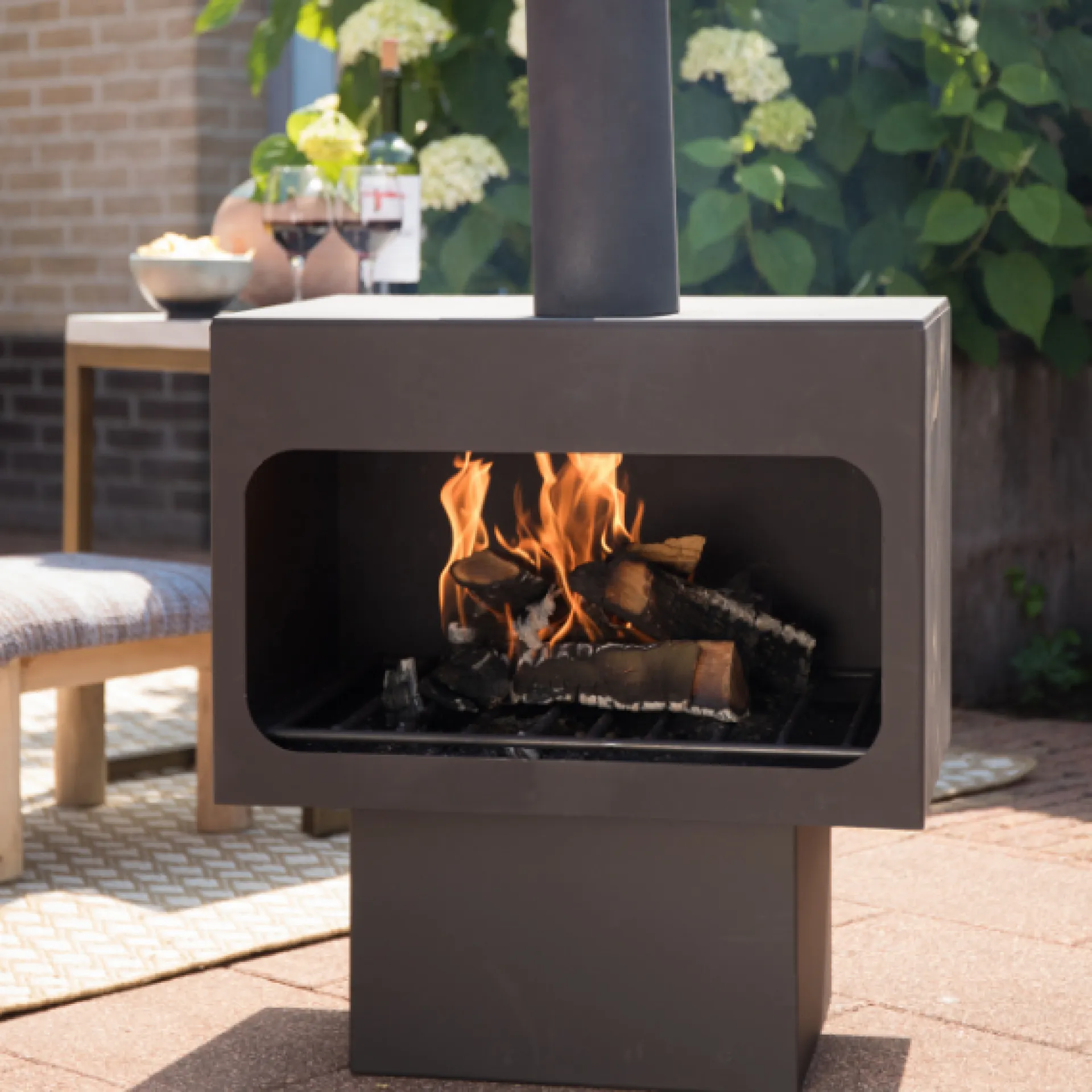 Redfire Gartenfeuer Dakota XL Stahl -