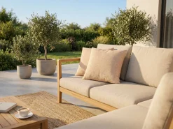 Gescova Gartenkissen Catania – 45 x 45 x 15 cm – – wetterbeständiger Stoff