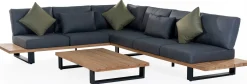 Gescova Garten-Lounge-Set Valdez - Aluminium und Texlene - 2 Sofas & Couchtisch -