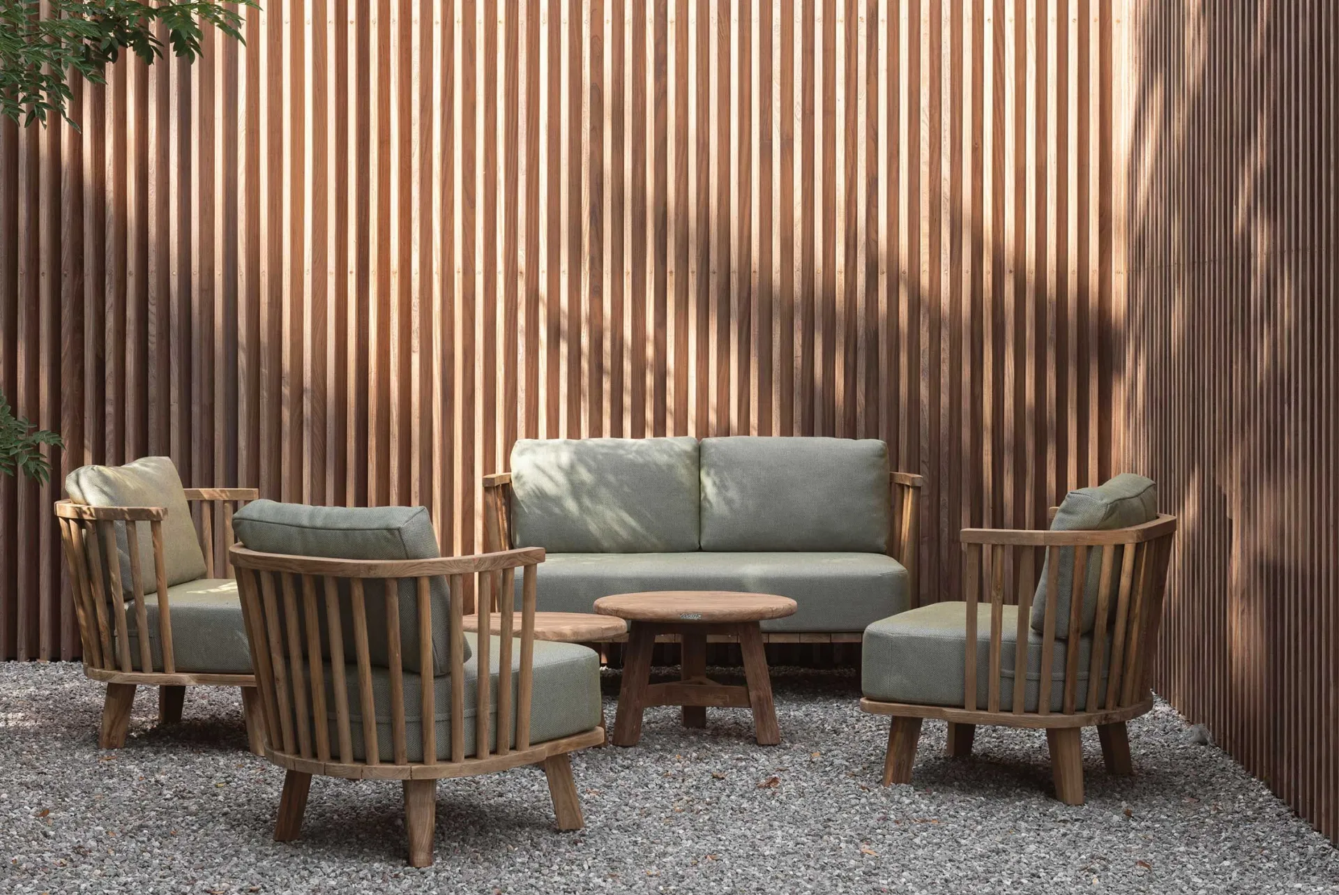Gescova Gartensessel Casablanca aus Teakholz 80x70x70 cm