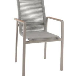 Gescova Gartenstuhl Arriba - Aluminium mit Teak - 55x60x87cm