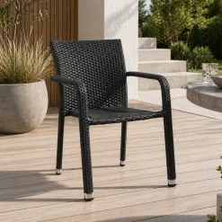 Gescova Gartenstuhl Bastia - Geflecht - Stapelbar