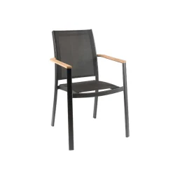 Gescova Gartenstuhl Billie - Aluminium, Teakholz -