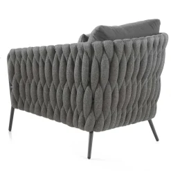 Gescova Gartenstuhl Gabon - Aluminium, Olefin, 61x57x86cm - Anthrazit