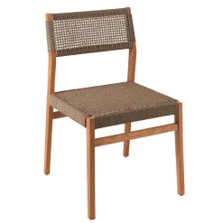 Gescova Gartenstuhl Luna - Teakholz - 50x55x82 cm -