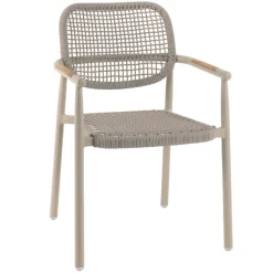 Gescova Gartenstuhl Midleton - Aluminium sandfarben - 58x55x87 cm -