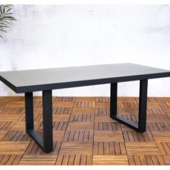 Sens-Line Gartentisch Amira 160x80 cm - Anthrazit/Keramik