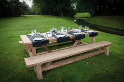 Gescova Gartentisch Broome - Massives Teakholz - 300x120x78 cm -