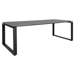 House Nordic Gartentisch Denver - 210x100x75 cm - grau/schwarz