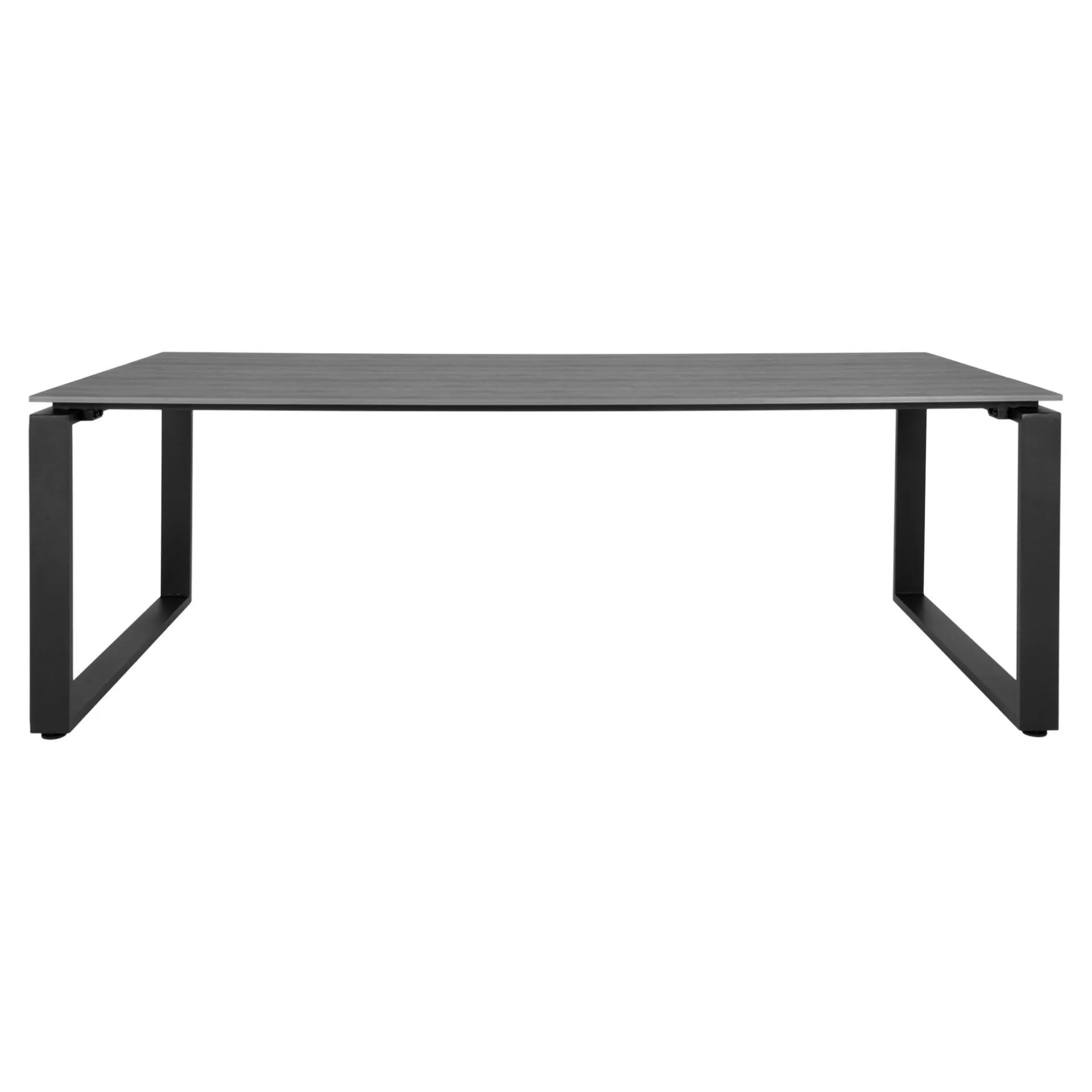 House Nordic Gartentisch Denver - 210x100x75 cm - grau/schwarz