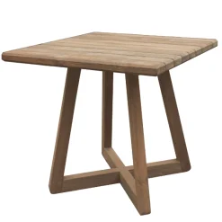 Gescova Gartentisch Ella - recyceltes Teakholz - 80x80x75cm -