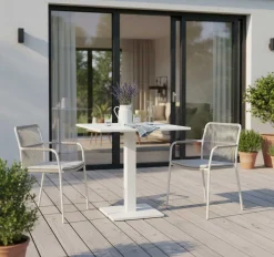 Gescova Gartentisch Fremantle klappbar - - Aluminium - 70x70 cm -