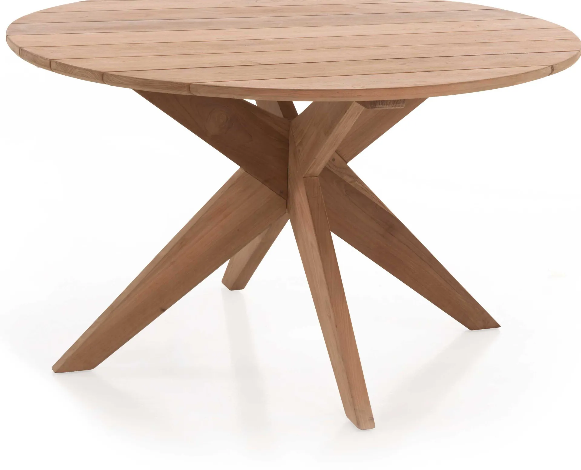 Gescova Gartentisch Java - Teakholz massiv - Ø165 cm -
